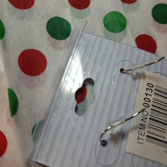 🆕Breast Cancer Dark Pink Hope Ribbon Enamel Earrings Dangling 1 1/2"NWT - Picture 6 of 6